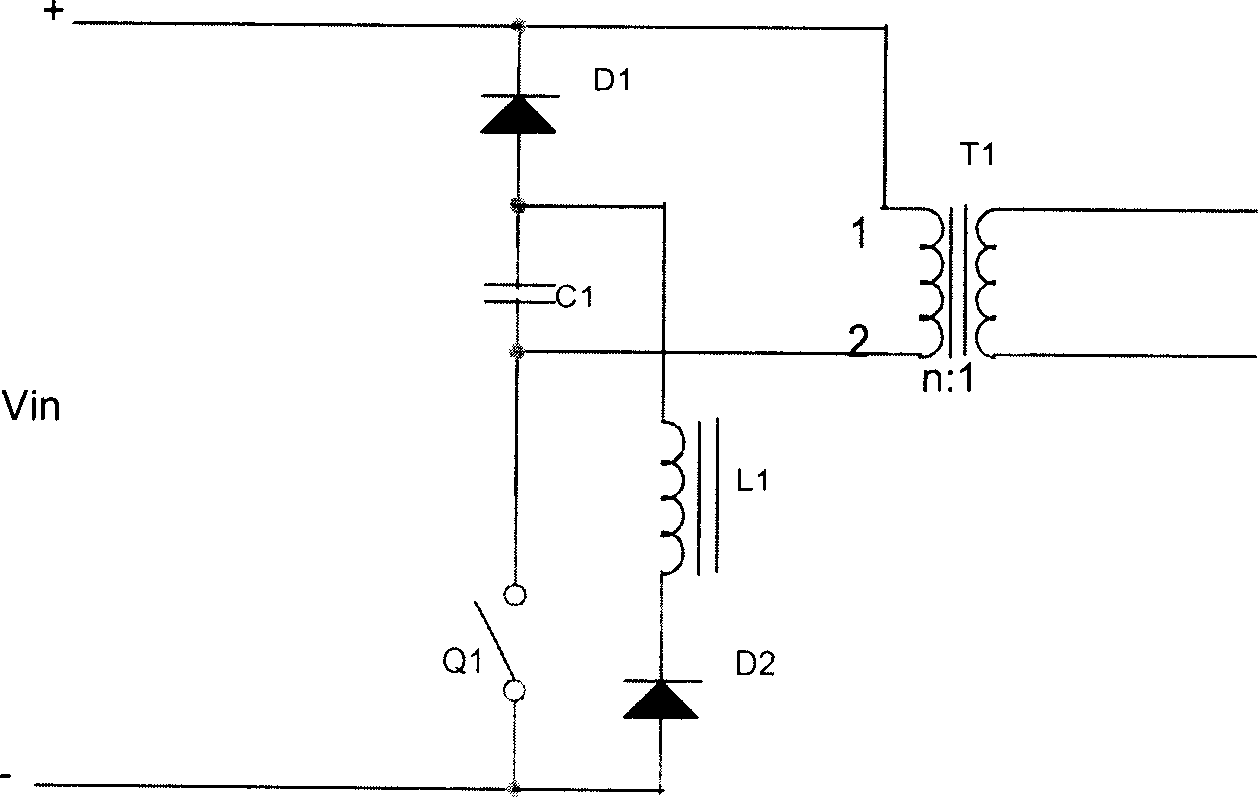 Switch power supply and its lossless absorption circuit