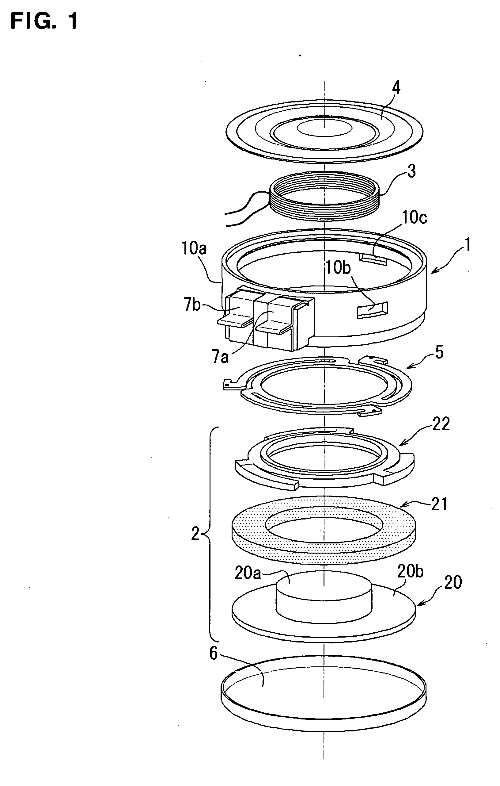 Vibration actuator device of portable terminal