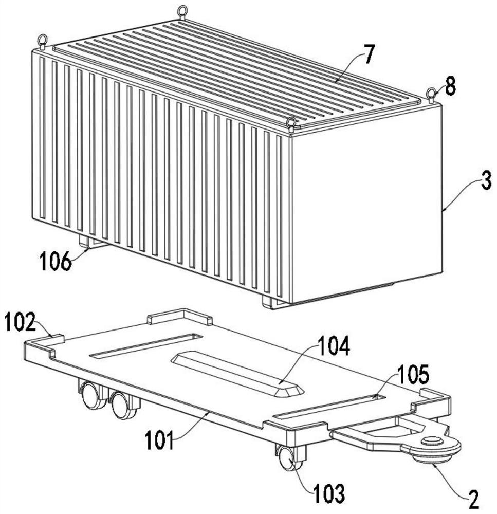 Logistics transportation device for e-commerce Internet of Things