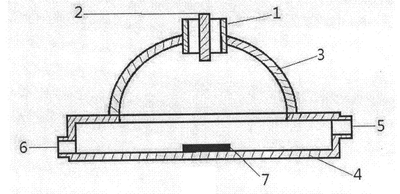 Microwave plasma resonant cavity used for depositing diamond film