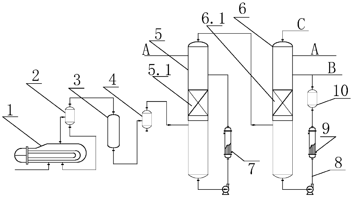 High-adsorption electronic-grade ammonia water manufacturing system