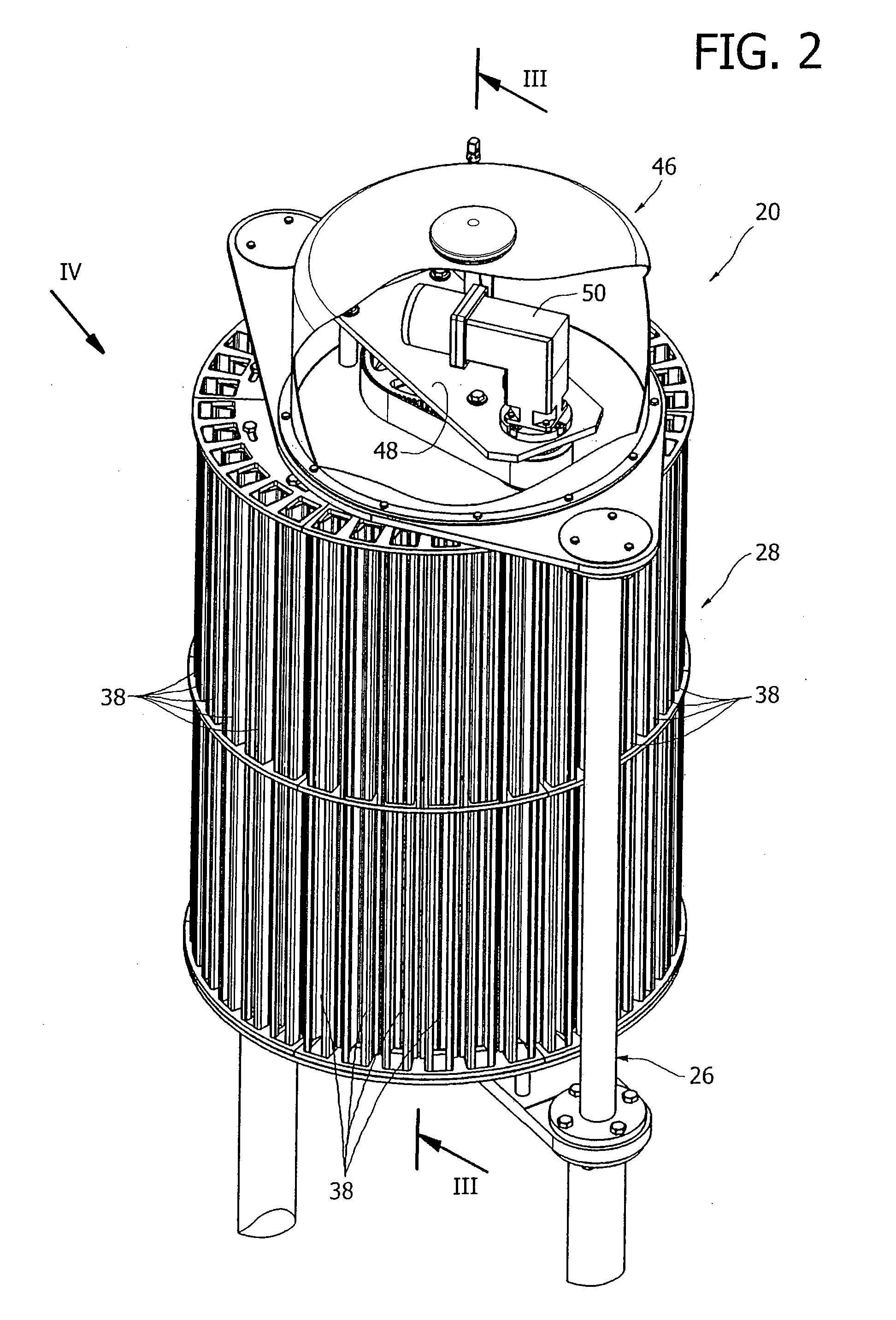 System for feeding caps with rotating-drum accumulation device