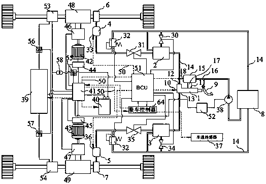 An electric vehicle braking energy recovery system