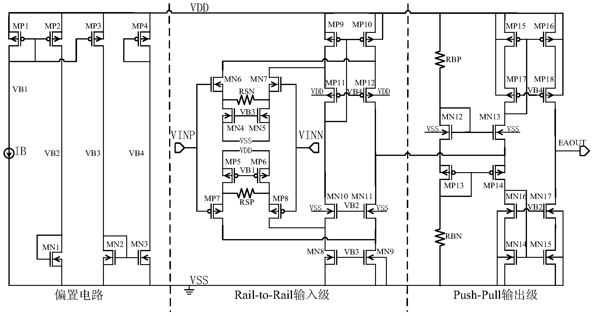 Transconductance amplifier with low power consumption and high linearity