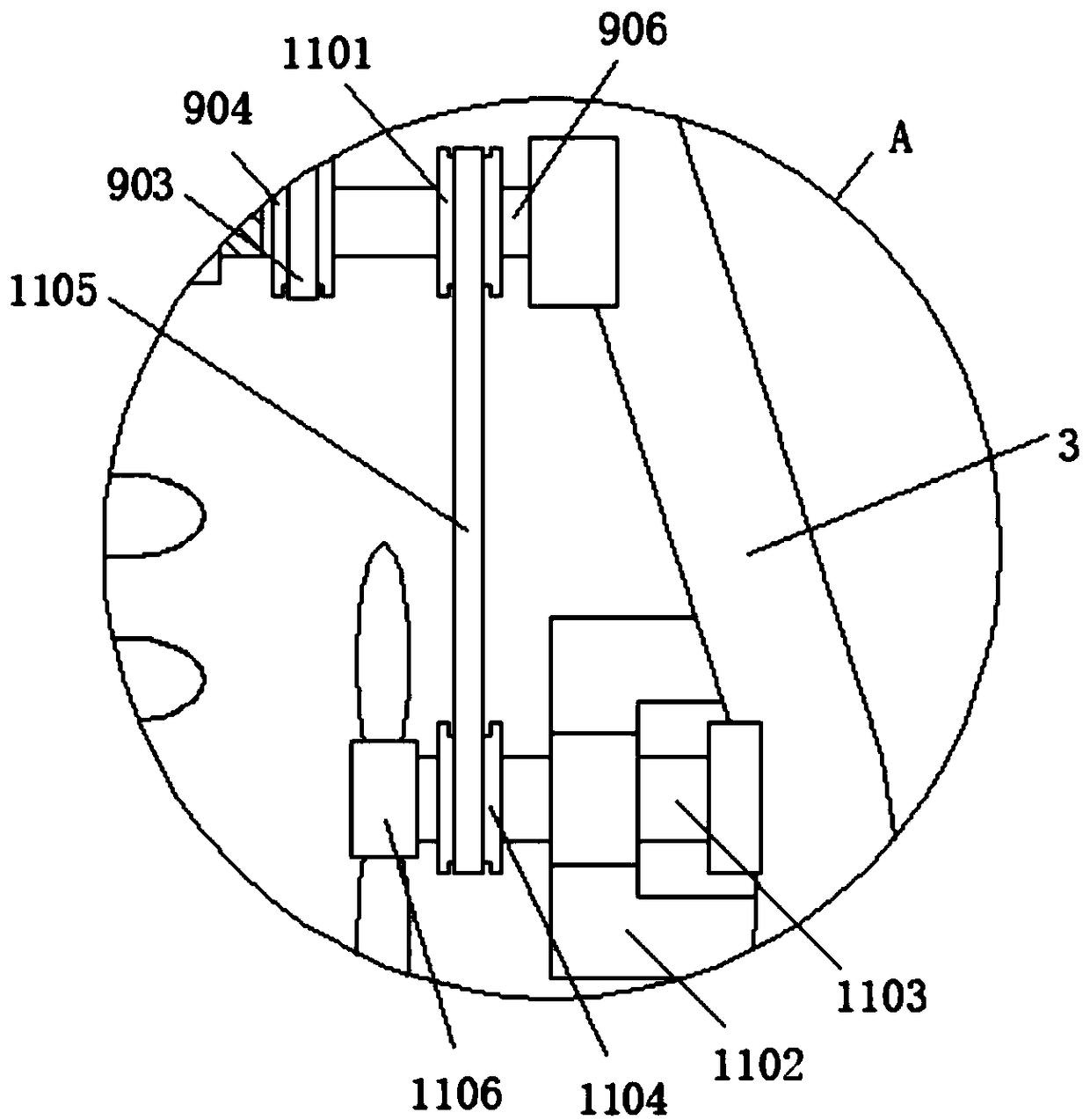 Device enabling made soybean paste to be tasty based on enlarging air pressure to accelerate molecular collision