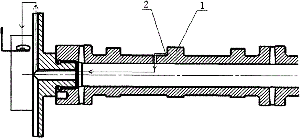 Test method for contact stress of engine overhead valve camshaft