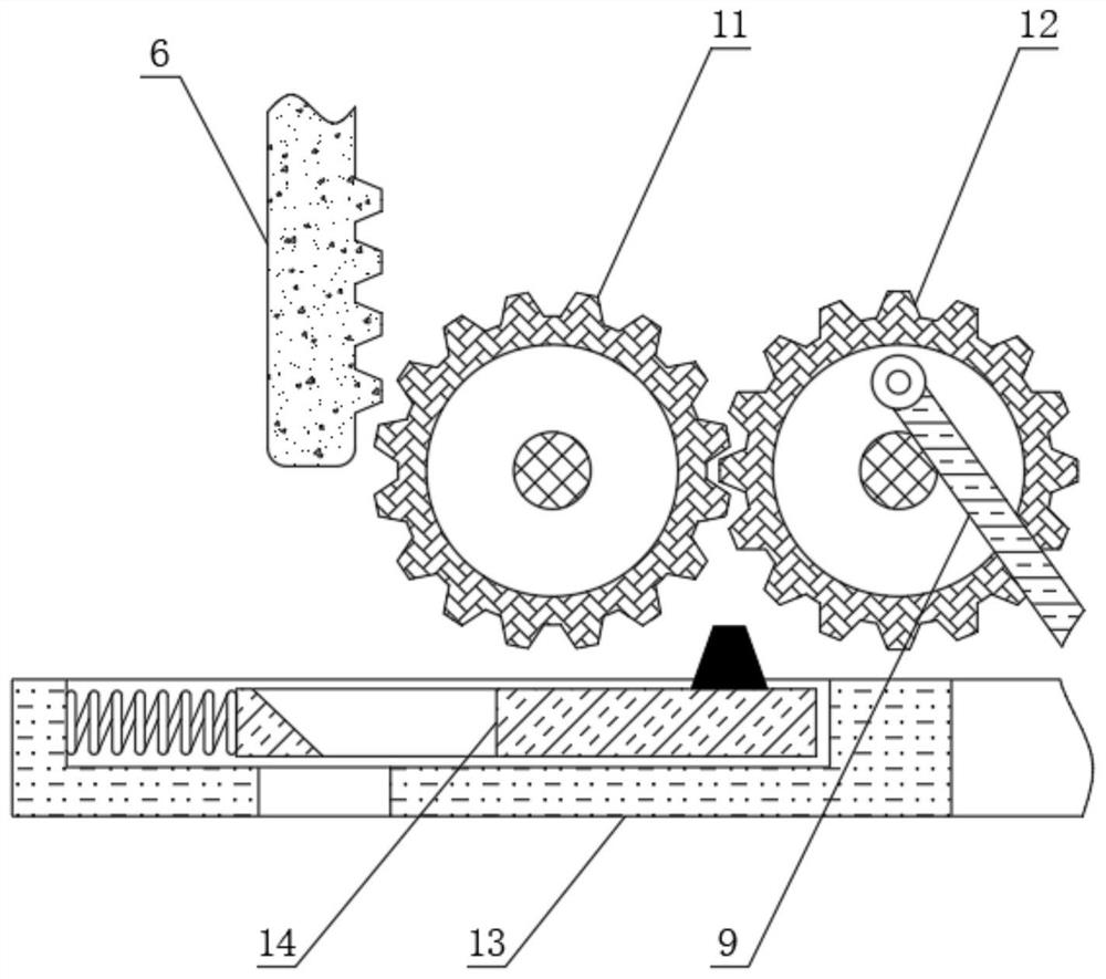 Automobile shell part stamping die facilitating fixing and material taking