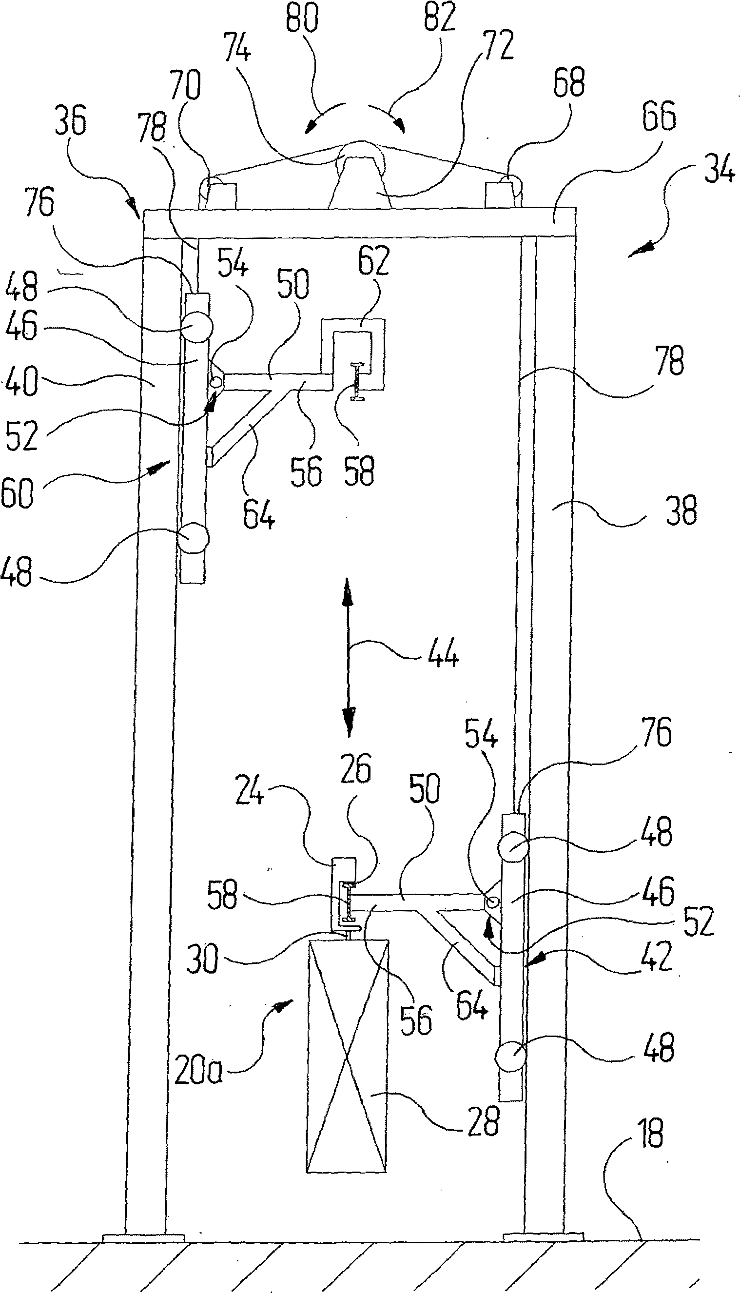 Device for transferring articles and conveyor system comprising said device