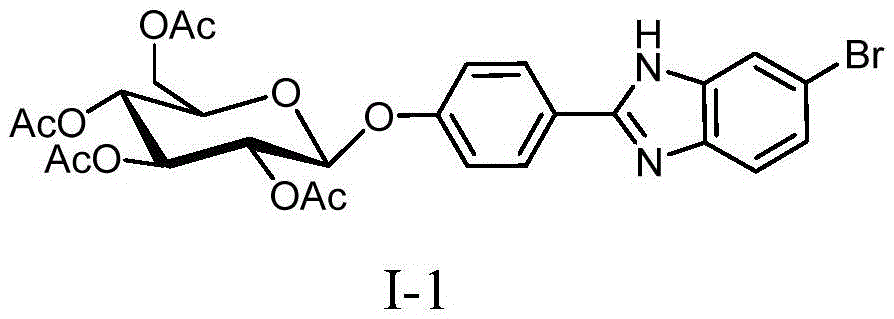 Glycosyl benzimidazole compound and preparation method as well as application thereof