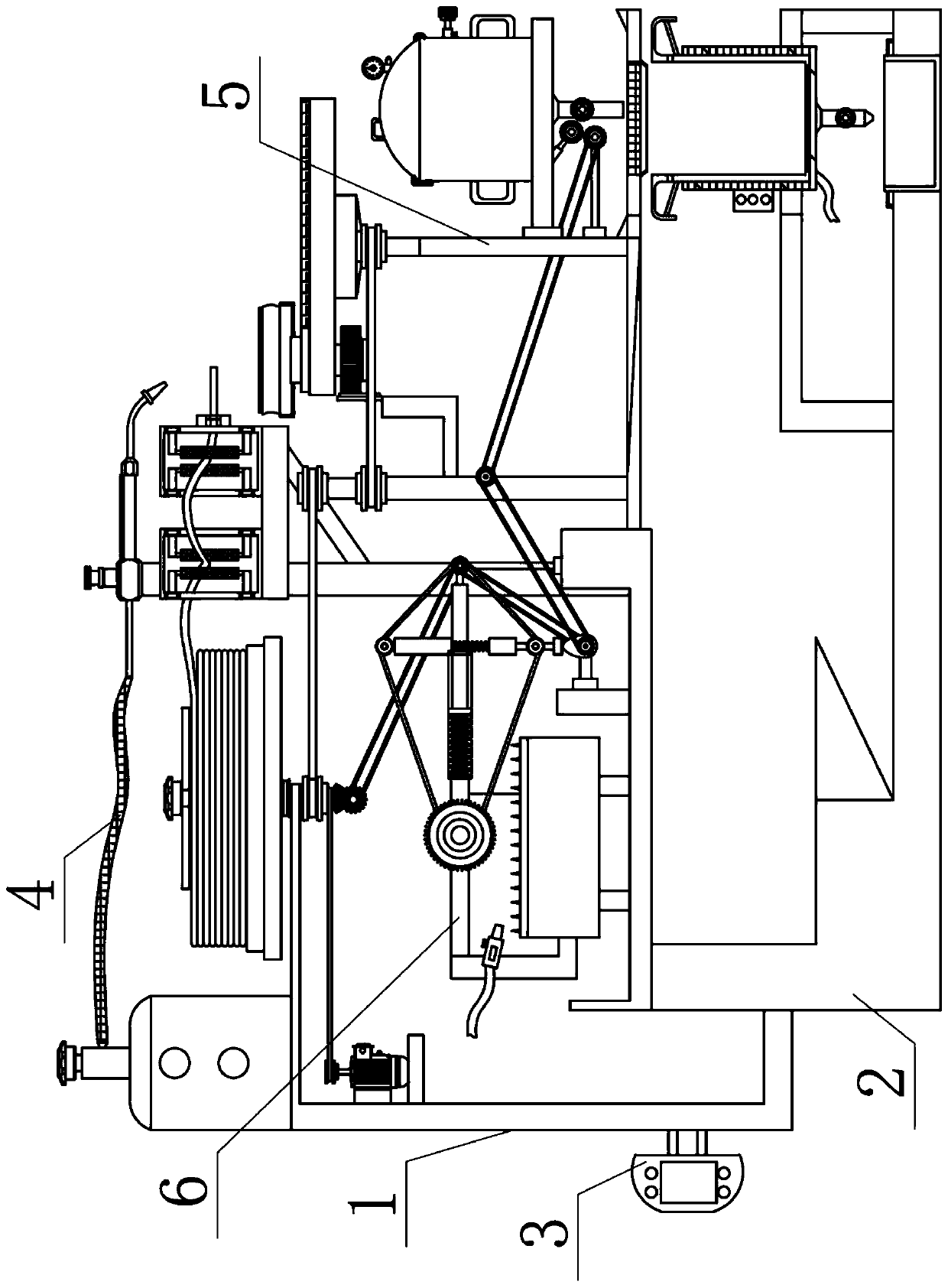 Pig hair shaving type pig head oil extraction device