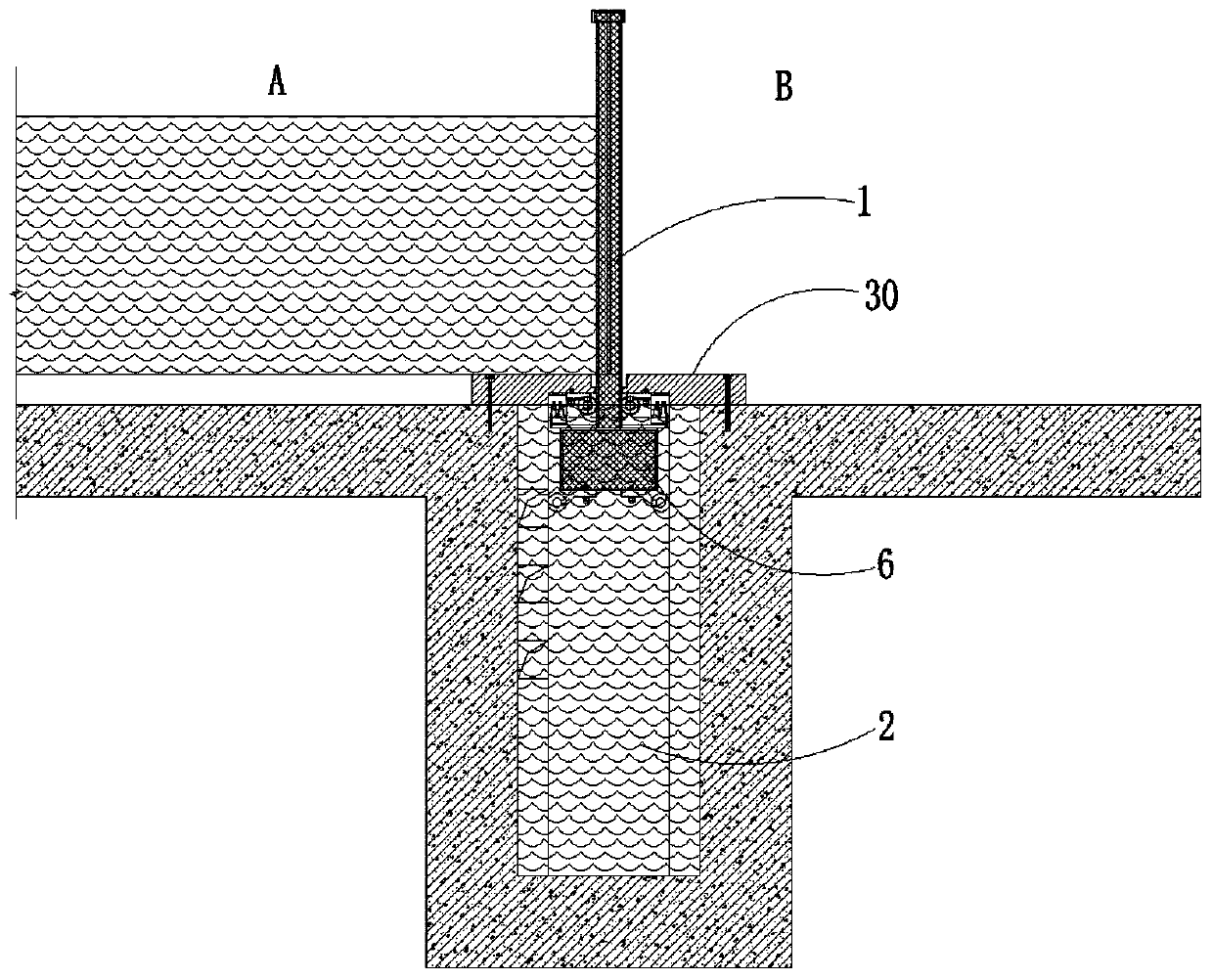 Anti-flooding device and anti-flooding system of building entrance