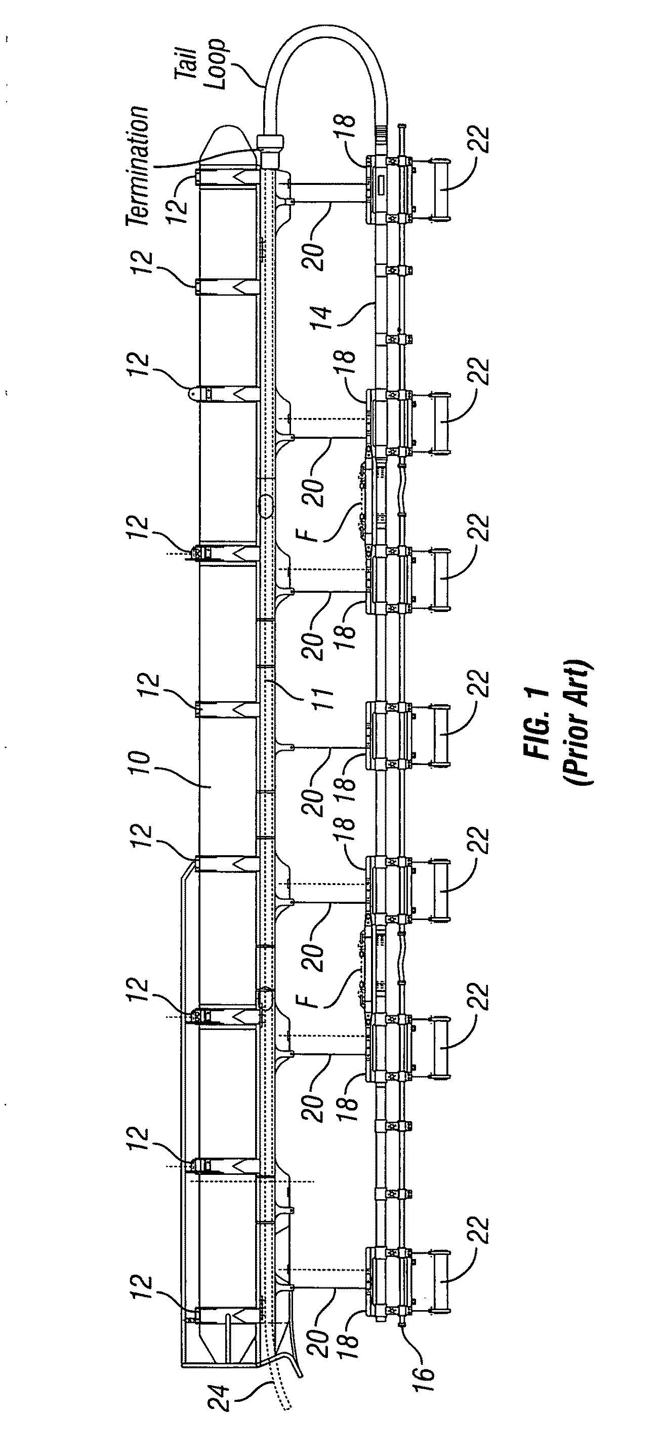 Coaxial support structure for towed marine seismic source arrays