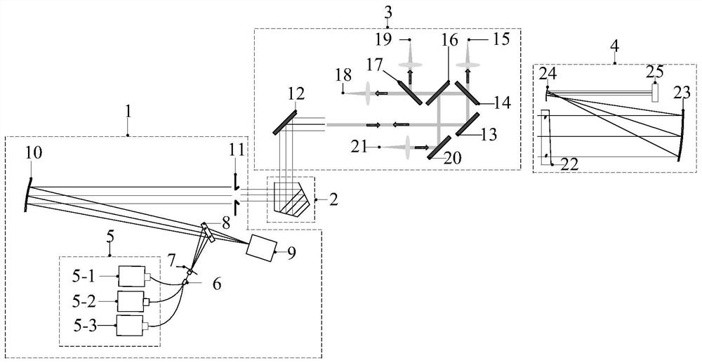 Assembly and inspection system for optical relay unit of laser communication terminal and detection method based on it