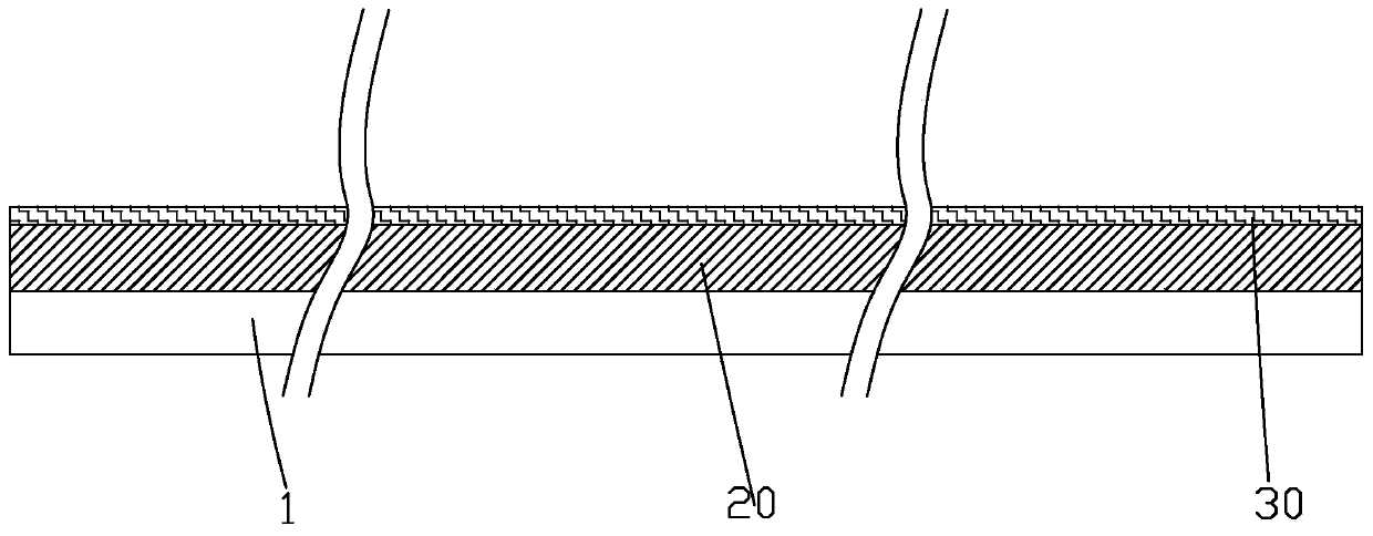 Manufacturing method of bottom gate type tft substrate