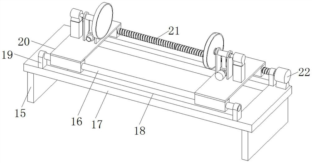 Large-size pipe surface rust removal device for pipe machining and rust removal method thereof