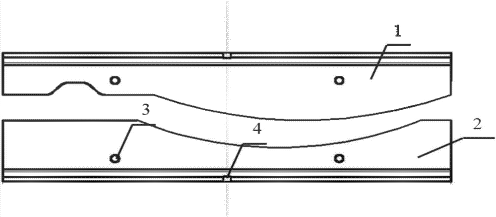 Variable-arc surface bending die