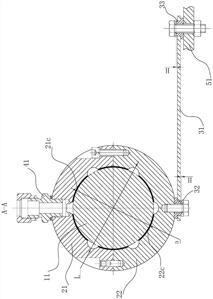 Synchronous automatic clutch oil supply slip ring suitable for high rotating speed