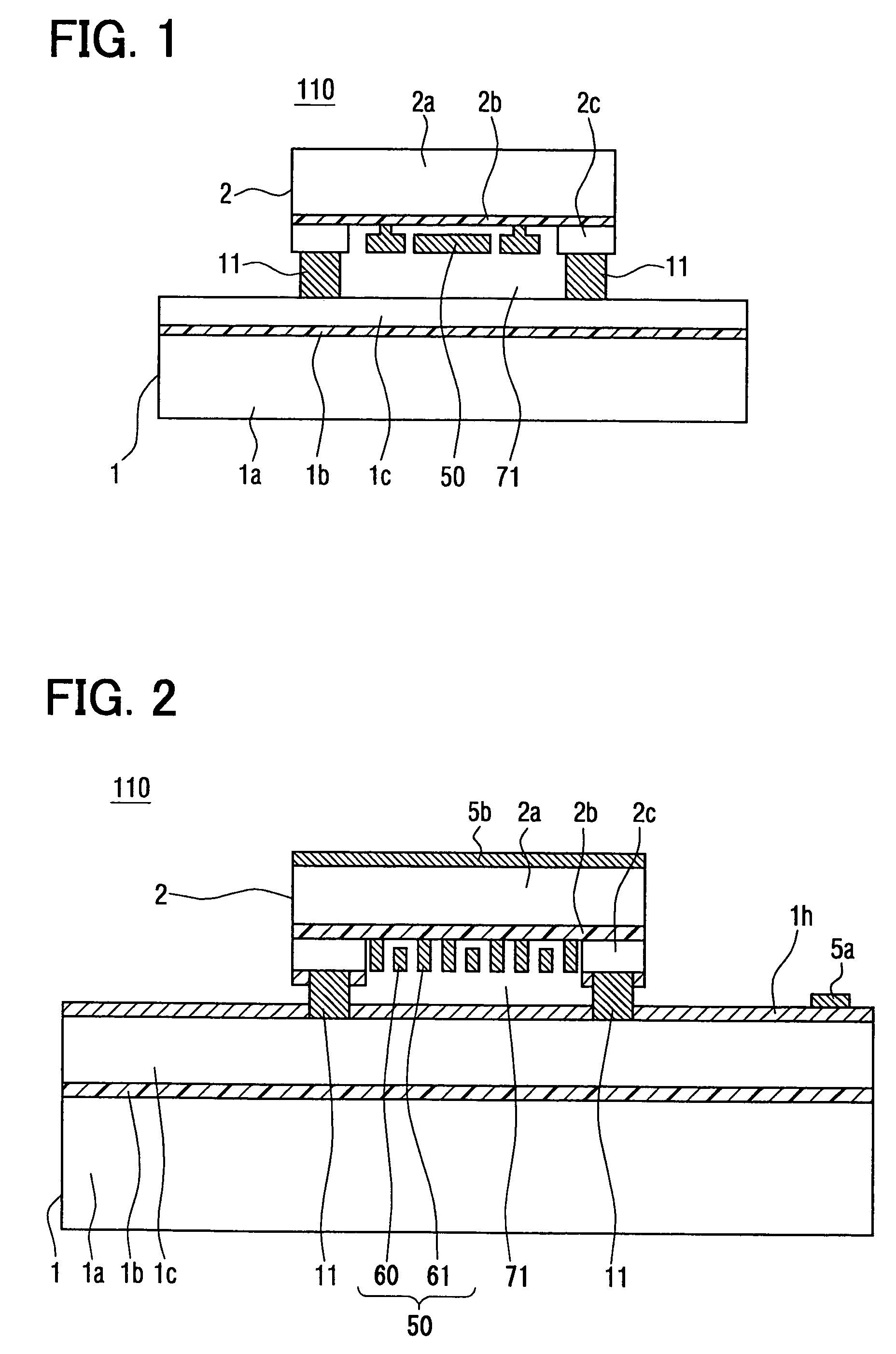 Semiconductor device having multiple substrates