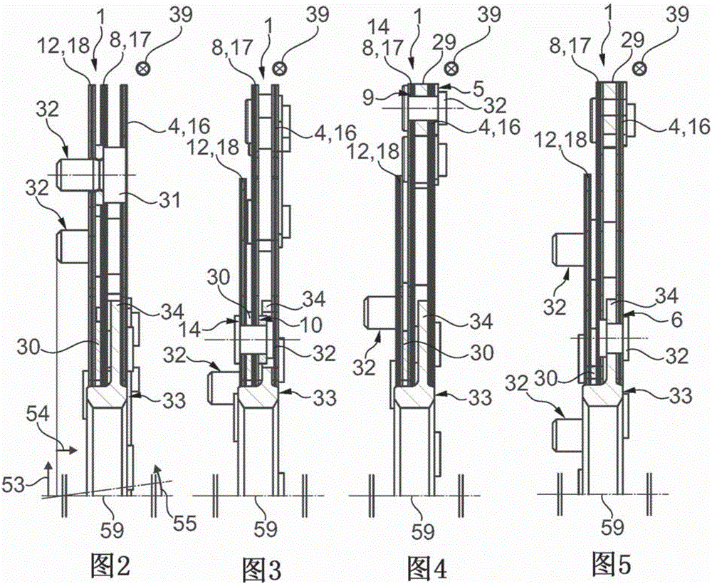 Compensating device for torque-transmitting connection of input shaft and output shaft