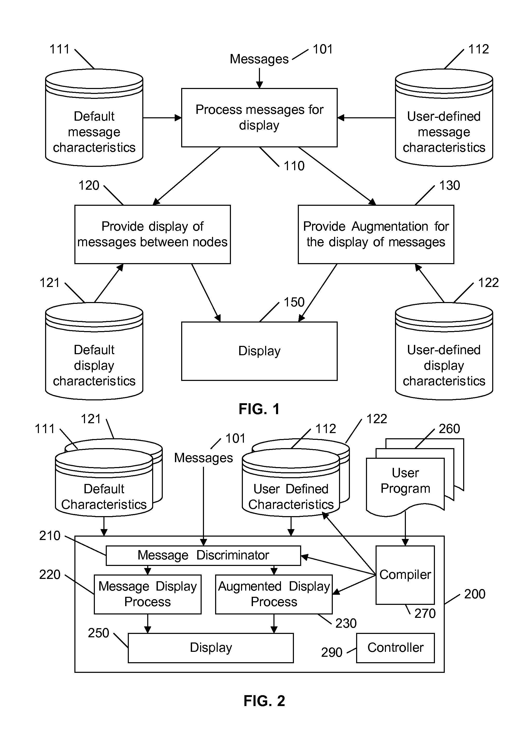 User-configurable network performance monitors