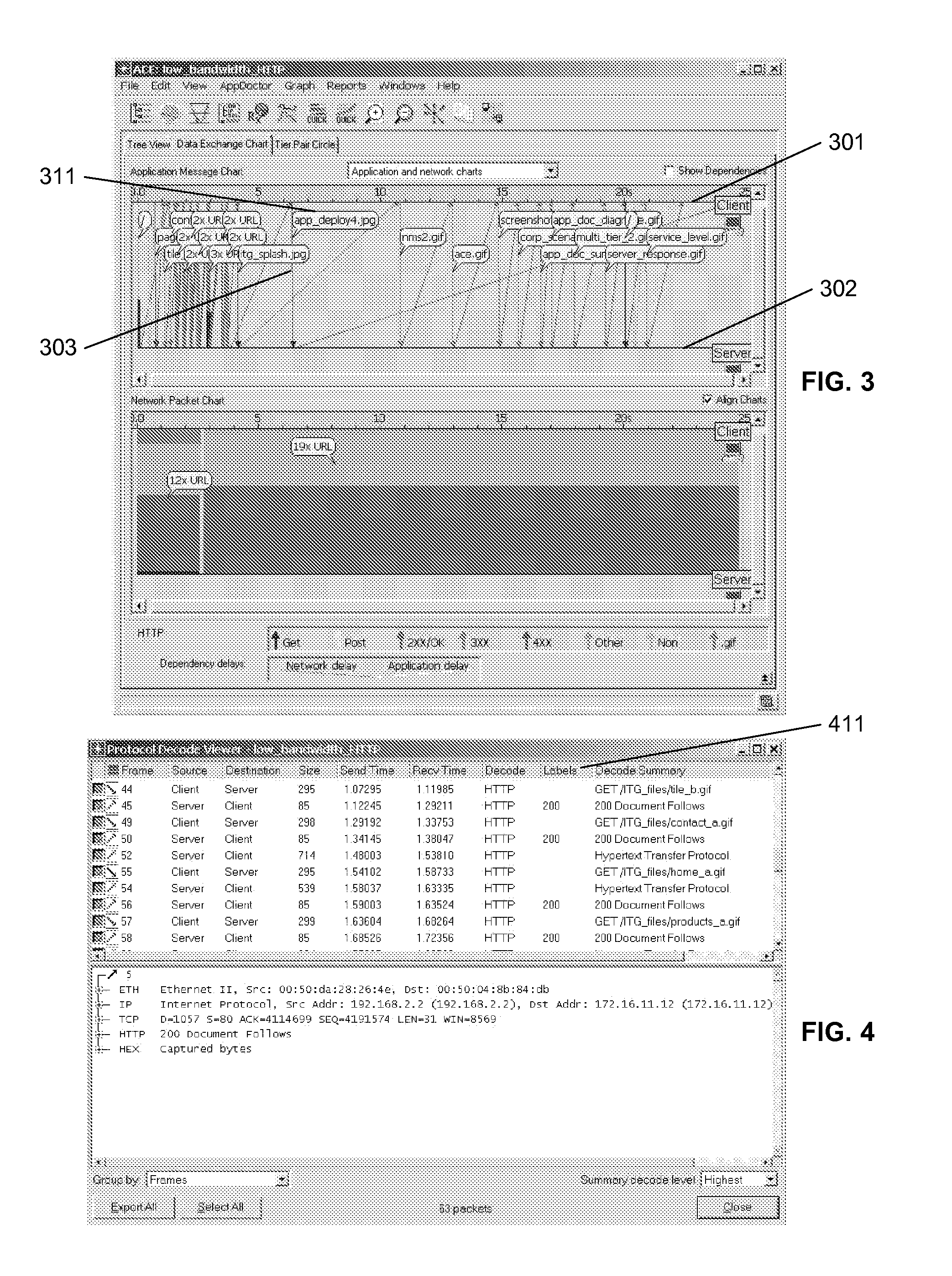 User-configurable network performance monitors