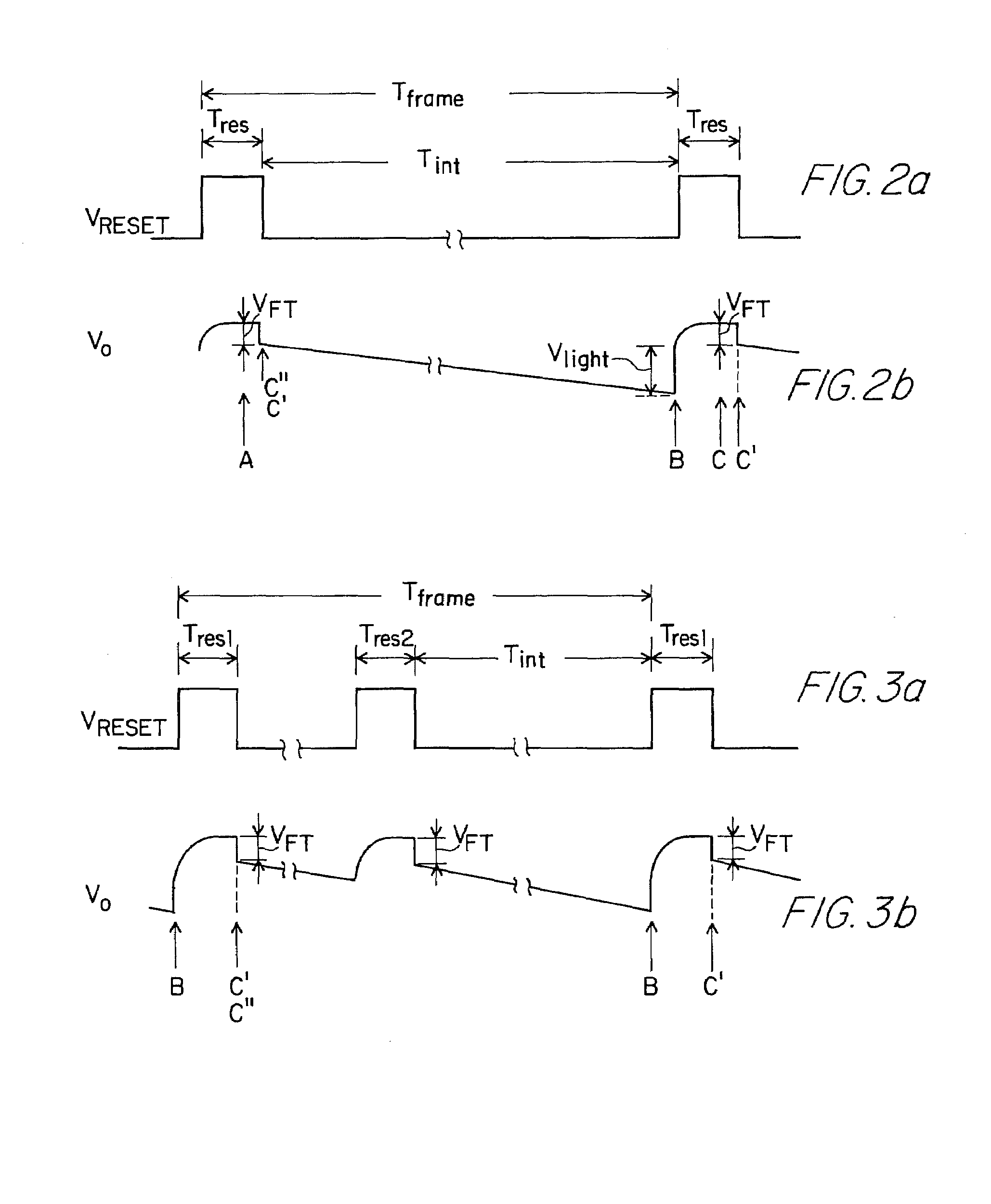 Method for cancellation of the effect of charge feedthrough on CMOS pixel output