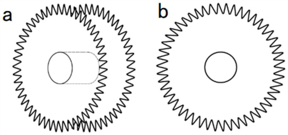 Wrap yarn spinning device and preparation method of carbon fiber wrap yarn