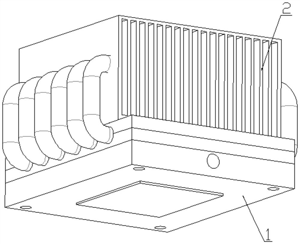 Active and passive dual-purpose liquid cooling radiator and manufacturing method thereof