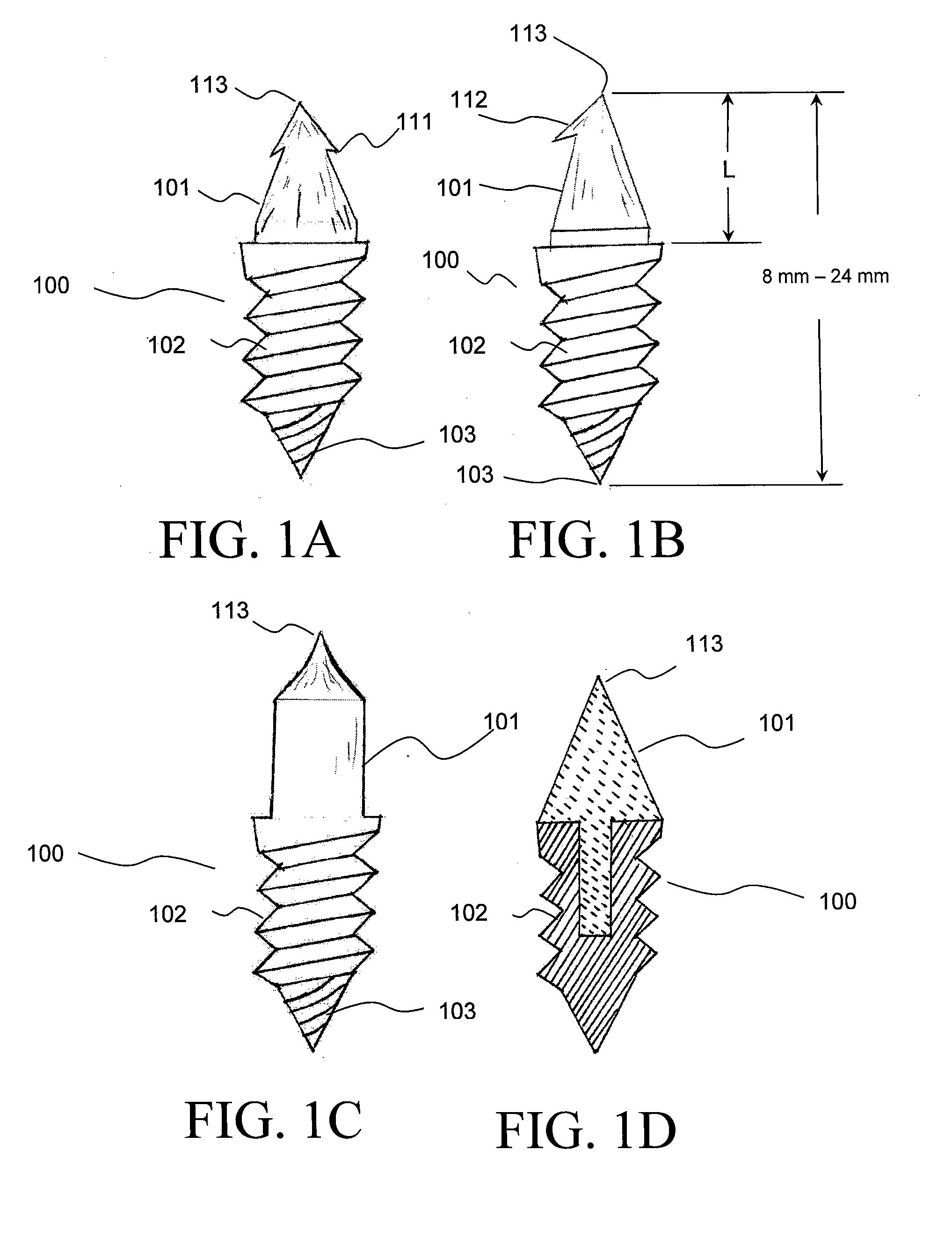 Apparatus for discrete tissue anchoring for soft tissue repair and method of use