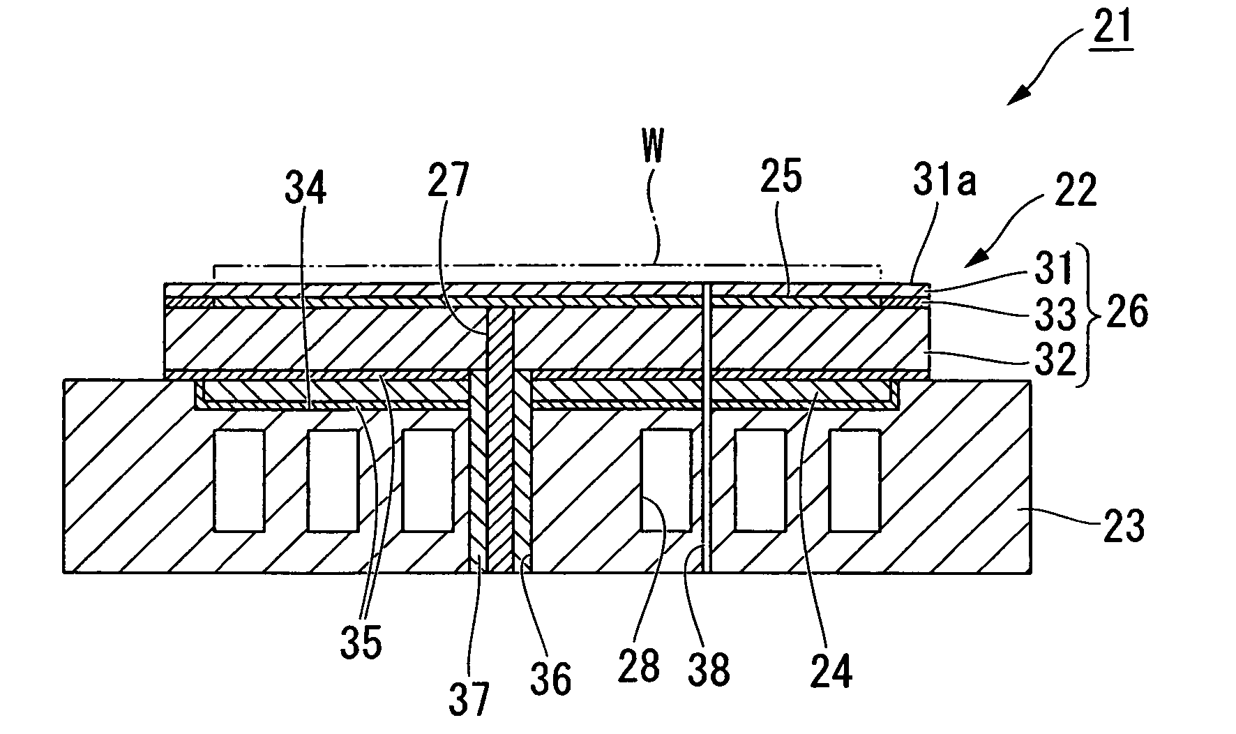 Electrostatic chuck device