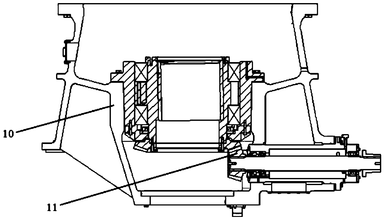 Eccentric sleeve mechanism with support bearing
