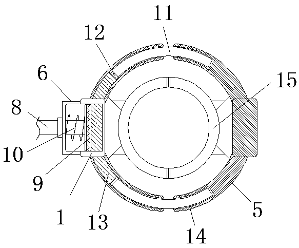 End butt joint self-anchorage type auxiliary clamping tool of stress ribs between story shear walls