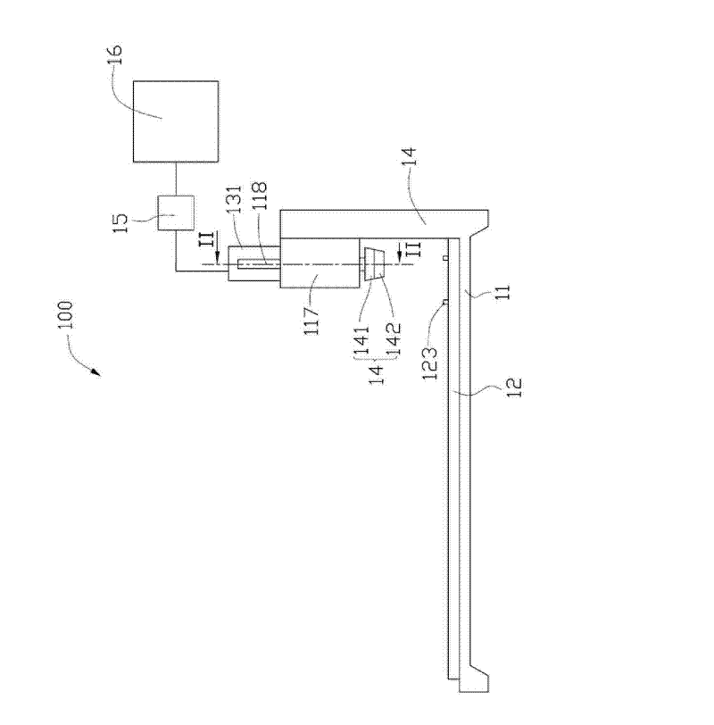 Platen device