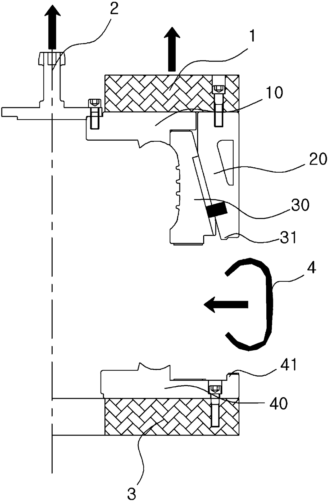 Pressurization apparatus for preventing faulty formation pattern of tire