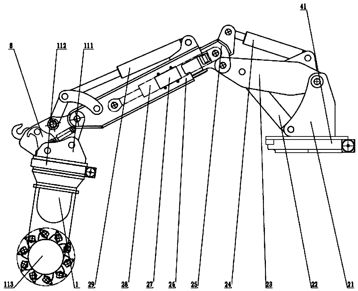 Multifunctional roadway repair machine and construction method thereof