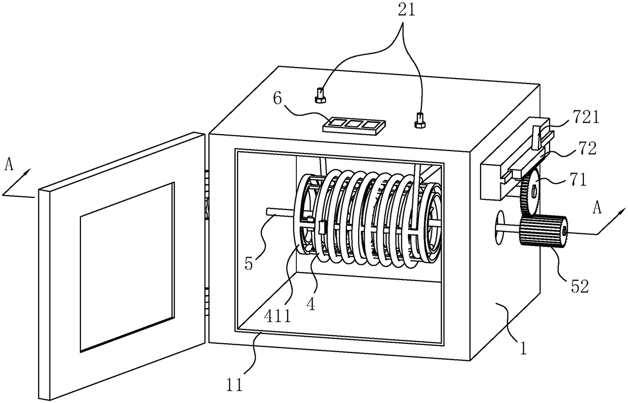 Rapid heating gas chromatograph column box