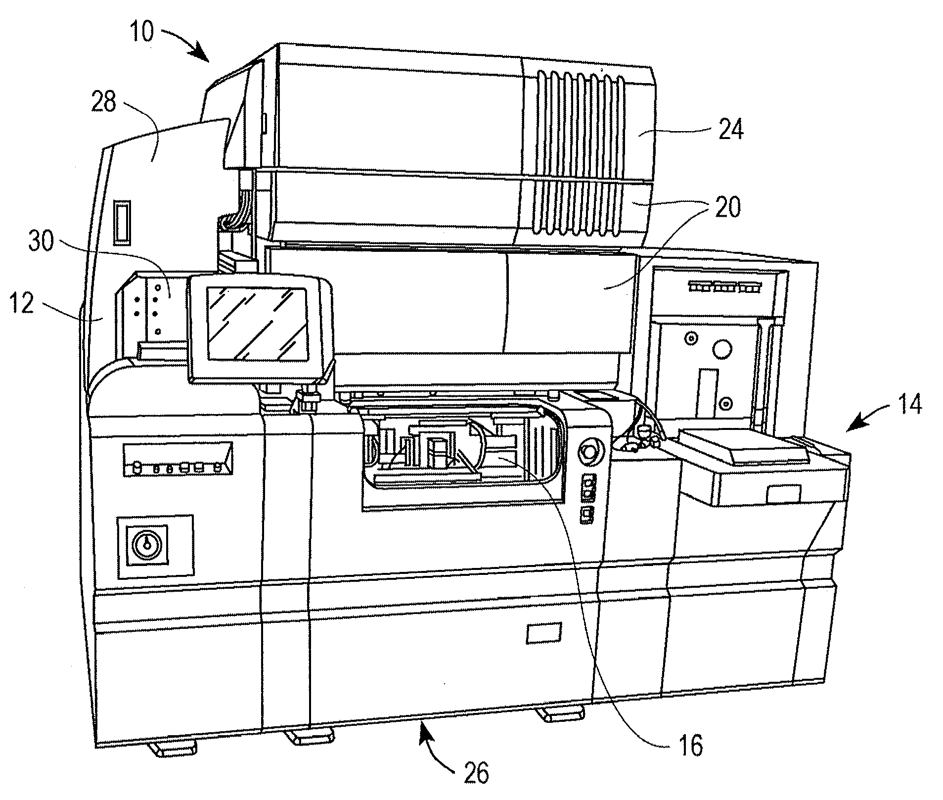 System for testing an integrated circuit of a device and its method of use