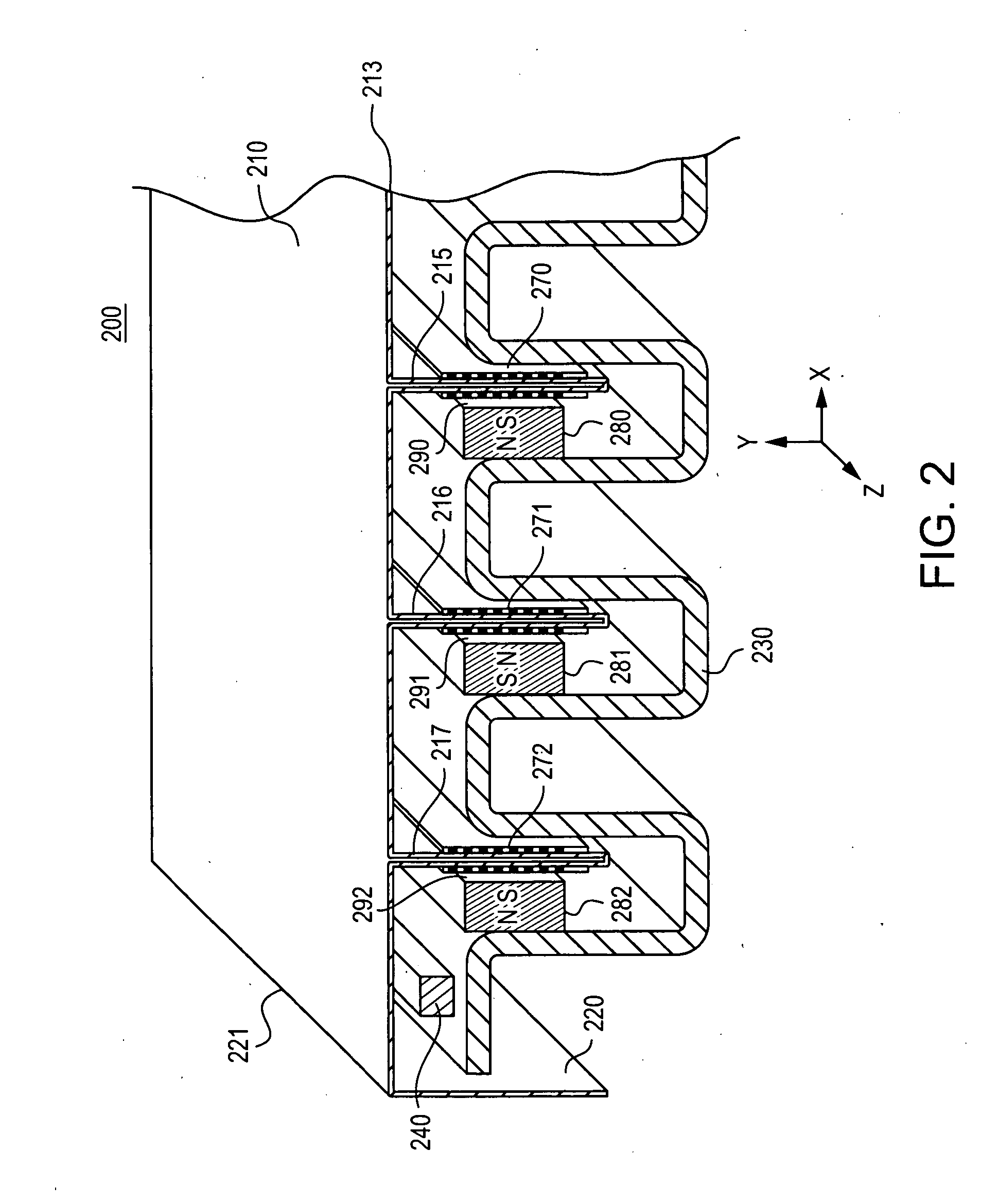 Acoustic transducer with mechanical balancing