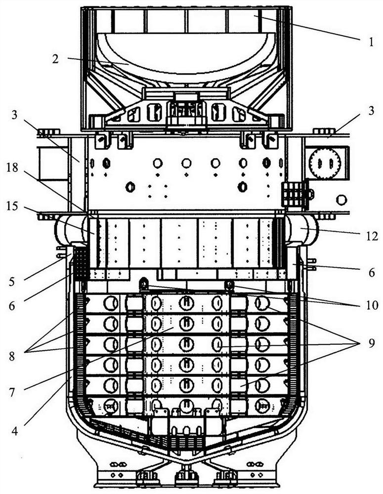 Nuclear reactor core melt positioning and cooling system