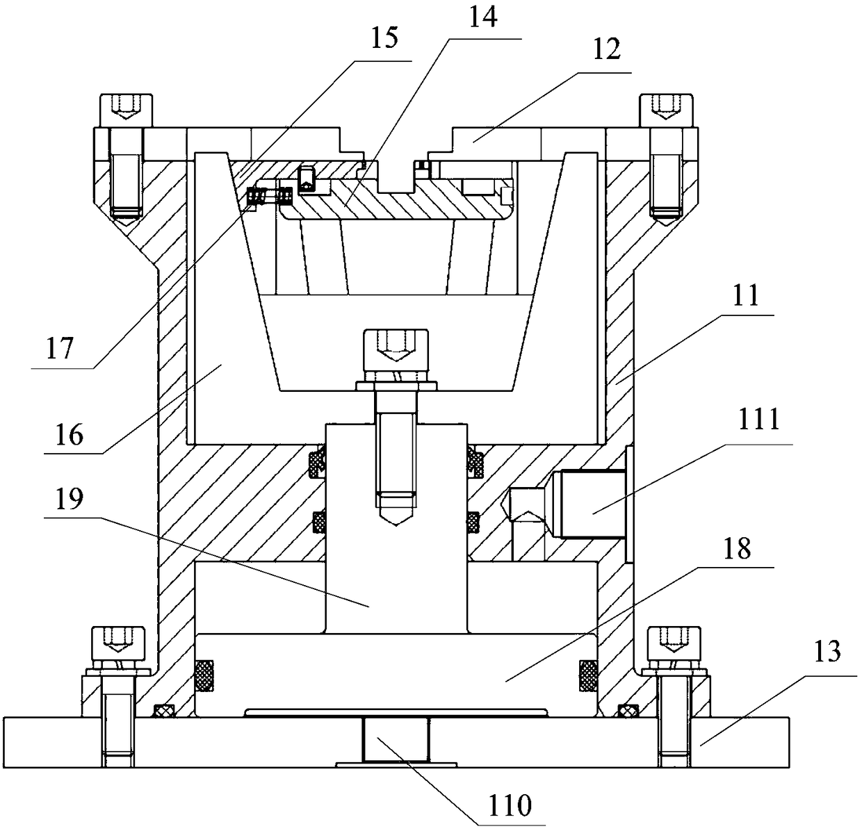 Automatic indentation necking system