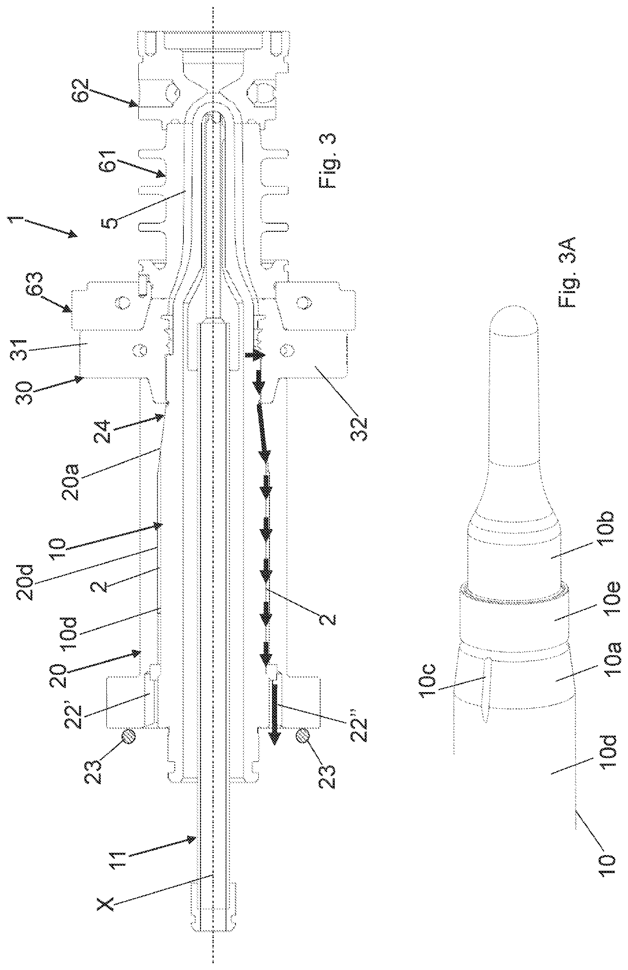 Apparatus and process for molding bottle preforms