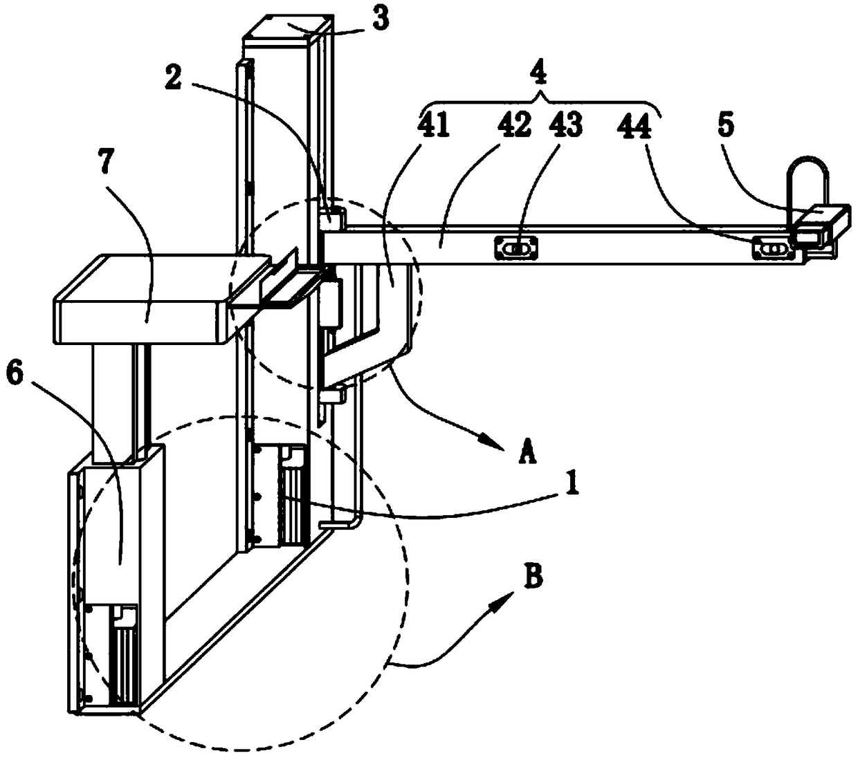 Auxiliary charging device for highway toll station and application method thereof