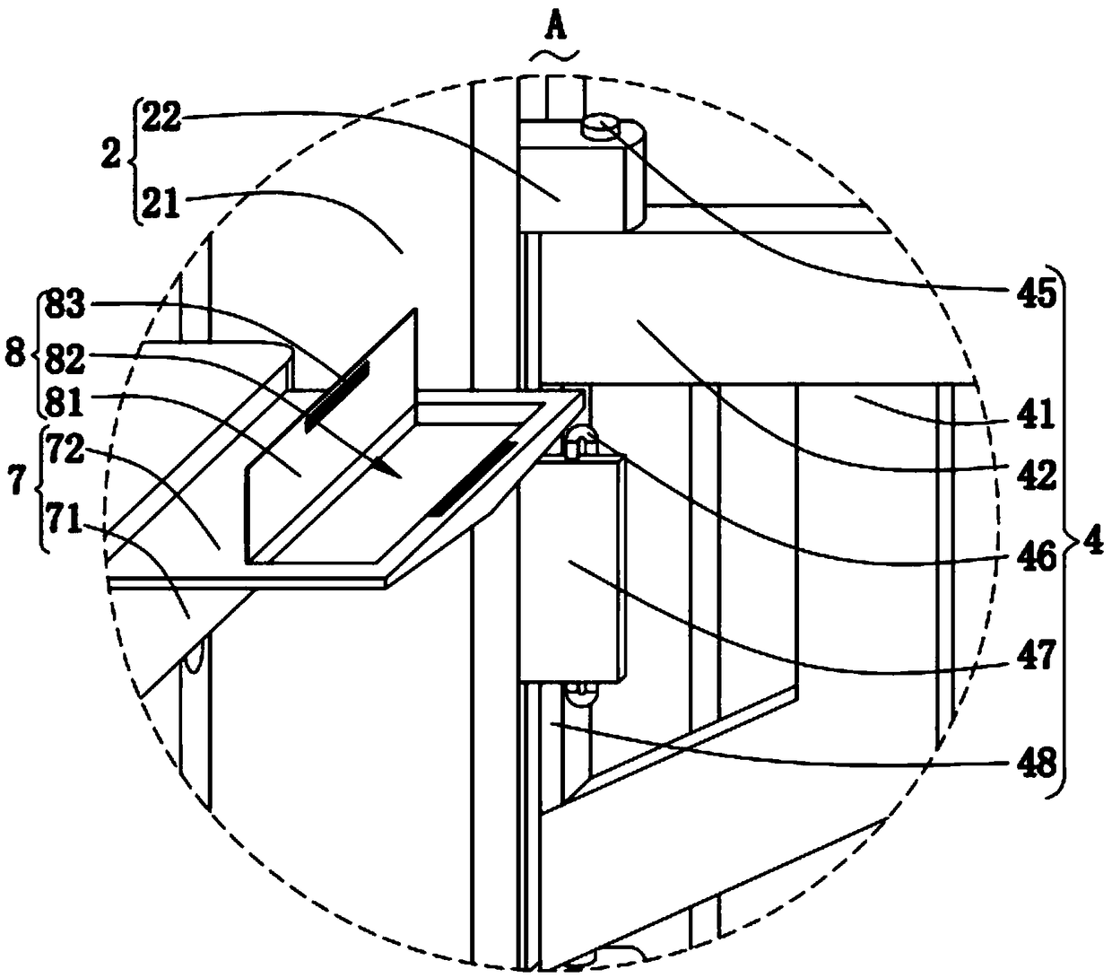 Auxiliary charging device for highway toll station and application method thereof