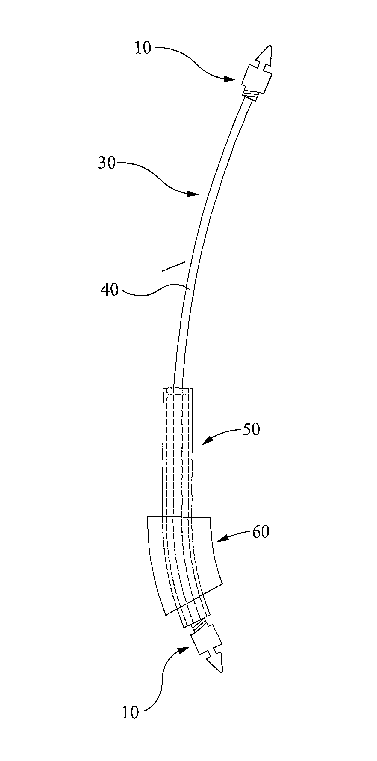 Tunnelling instrument for subcutaneously placing an article, and method of use of said instrument