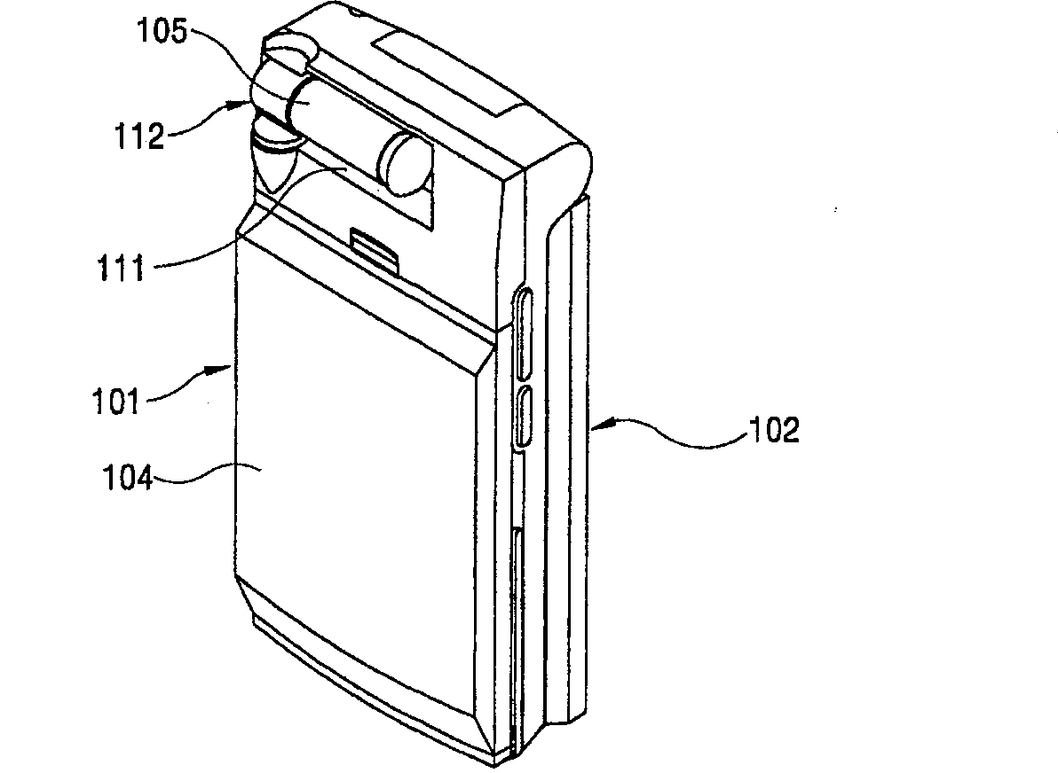 Portable terminal antenna