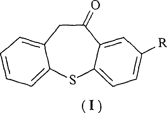 Preparation of 10,11-dihydrodibenzo[b,f] cyproheptadine-10-ketone compound