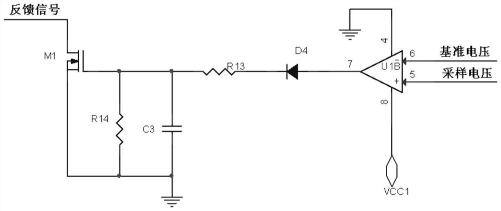 A multi-mode combined short-circuit protection circuit and its working method and application