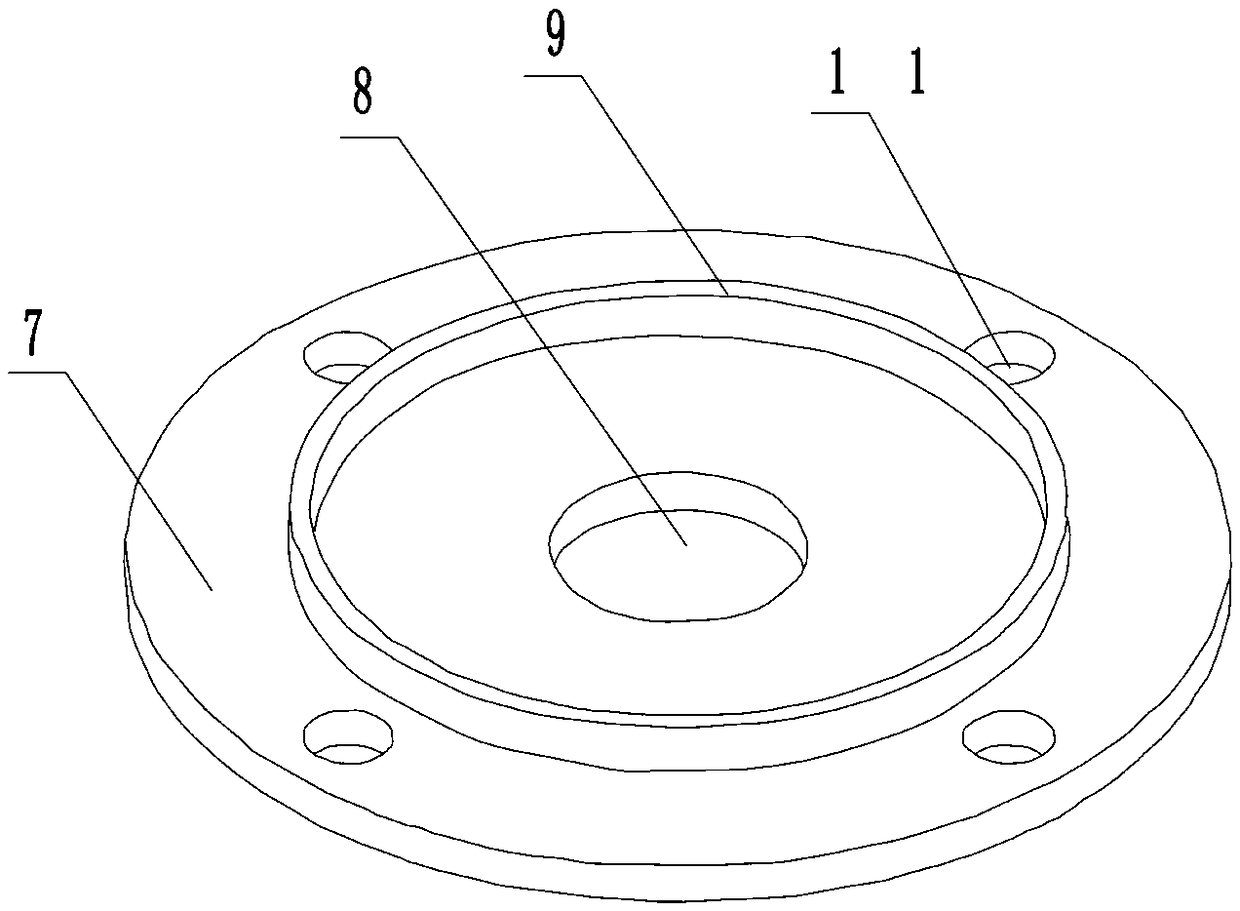 All-inner plastic composite steel pipe and flange assembly and its forming process