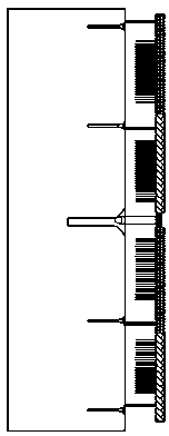 Circuit board probing shaking type connecting method