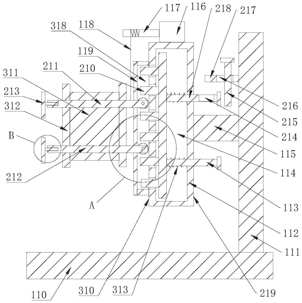 Wire traction fixing frame for power construction